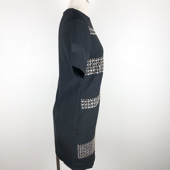 Endless Rose Studded Sheath Shirt Dress Sz M NWOT - Picture 3 of 8
